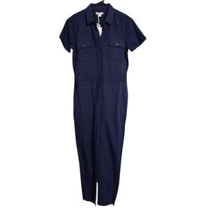 OUTERKNOWN S.E.A. Suit‎ Jumpsuit Navy Short Sleeve Utility Coverall Size S NWT